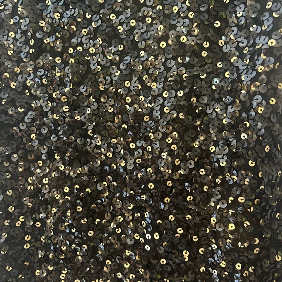 Loft Gold/Black Sequin Tank XS - Picture 2 of 2